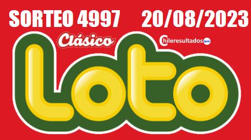Loto sorteo 4997